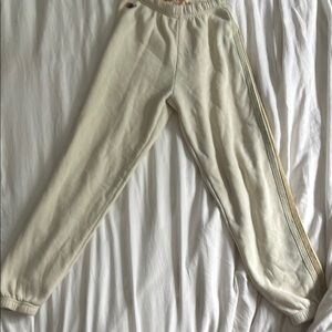 Aviator nation cream sweatpants